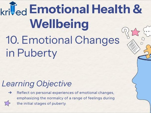 Emotional Changes in Puberty – Year 8 PSHE Lesson on Self-Awareness and Growth