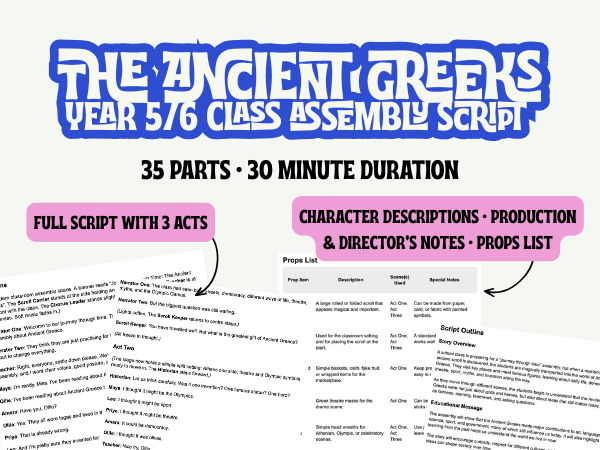 UKS2 The Ancient Greeks Assembly Script