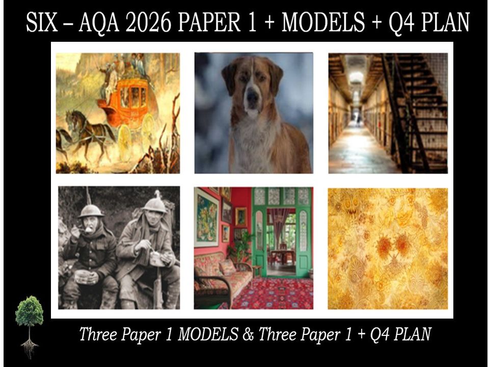 SIX - AQA PAPER 1 | 2026 FULL MOCKS | MODELS | Q4 PLAN