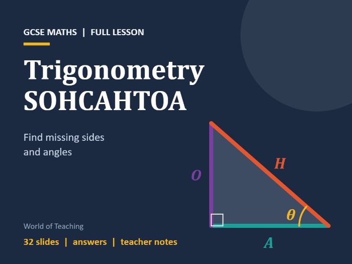 Trigonometry SOHCAHTOA: Full GCSE Maths Lesson