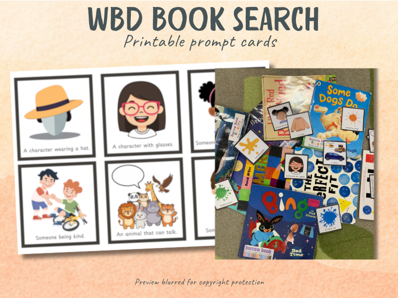 World Book Day Book Hunt – Talk & Search Activity