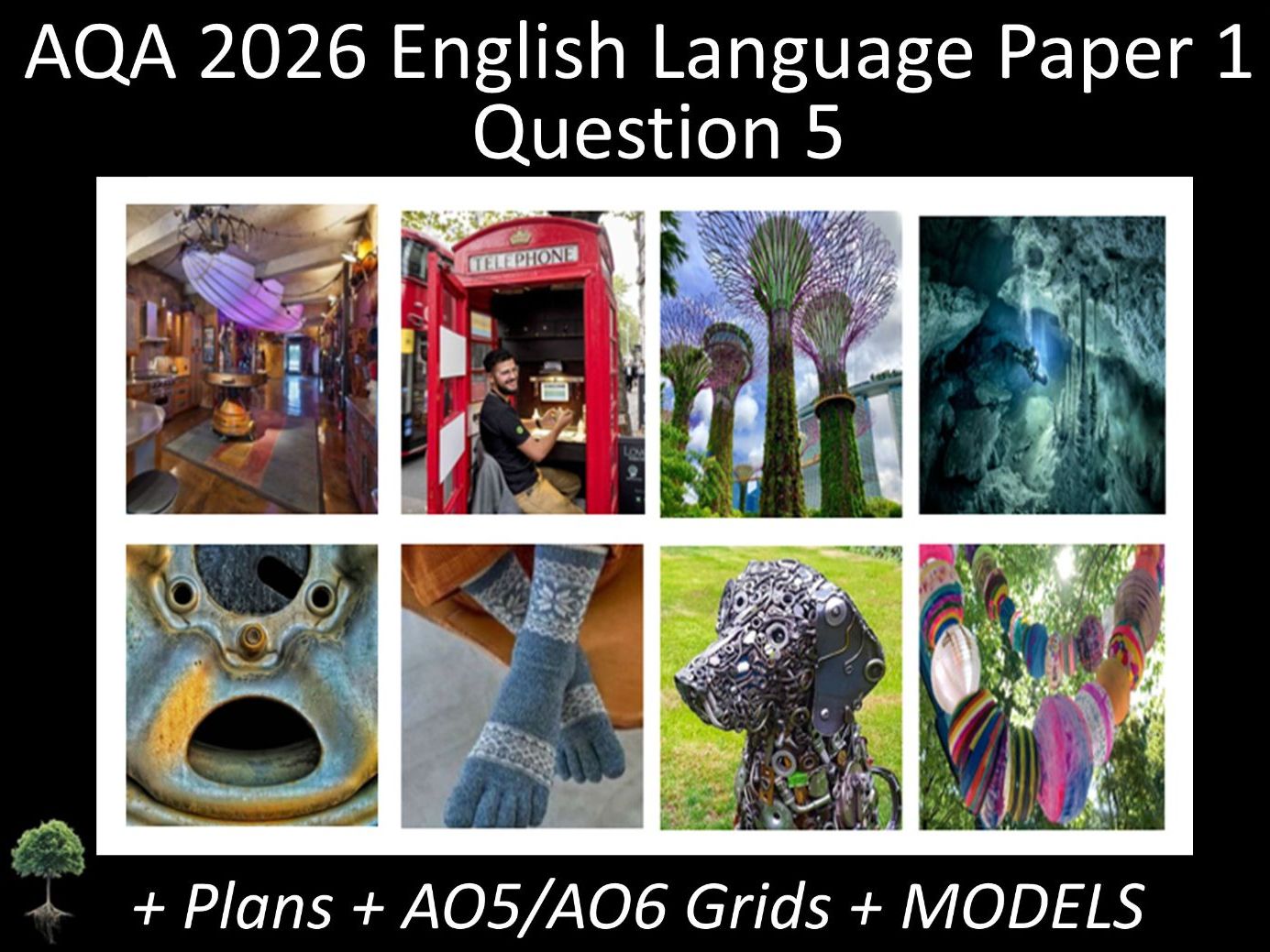 Eight Question 5 - AQA 2026 English Language Paper 1| Plans, AO Grids, Models