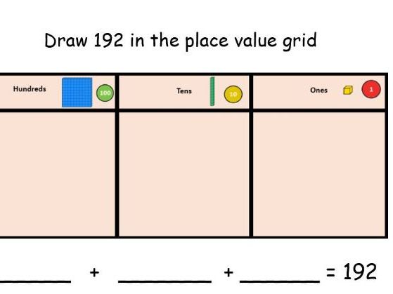 3 digit numbers (drawing)