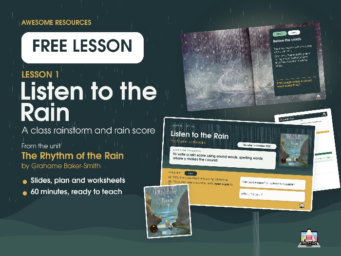 The Rhythm of the Rain - Y3/4 - 1st LESSON FREE