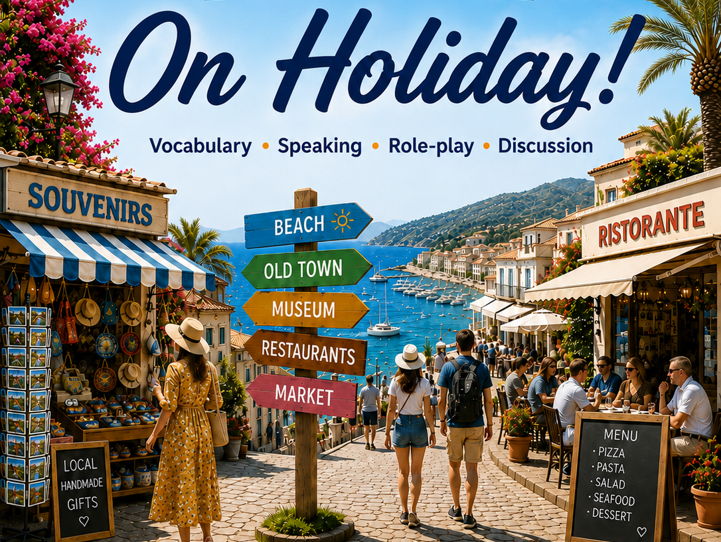B2 Holiday English – Speaking & Vocabulary