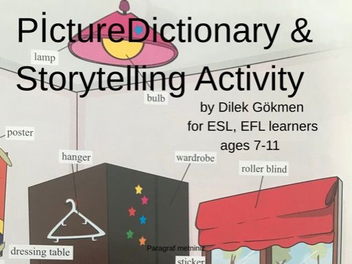 Picture Dictionary and Storytelling Activity
