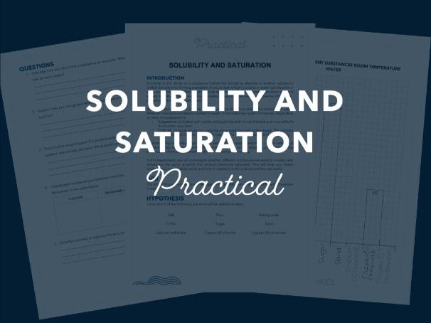Solubility and Saturation | Practical