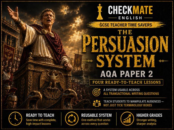 The Persuasion System | Transactional Writing Method - AQA Paper 2