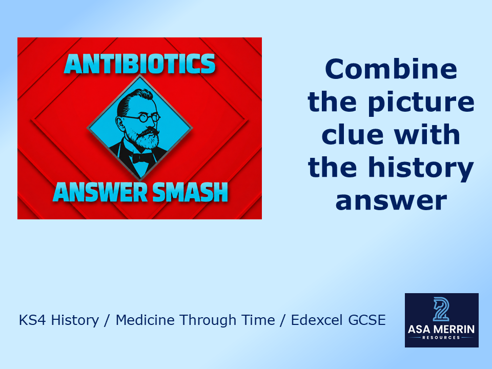 GCSE Medicine Through Time | Modern | Antibiotics House of Games Quiz