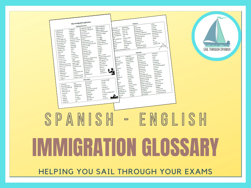 Immigration A Glossary for Spanish AS/A Level Teaching Resources