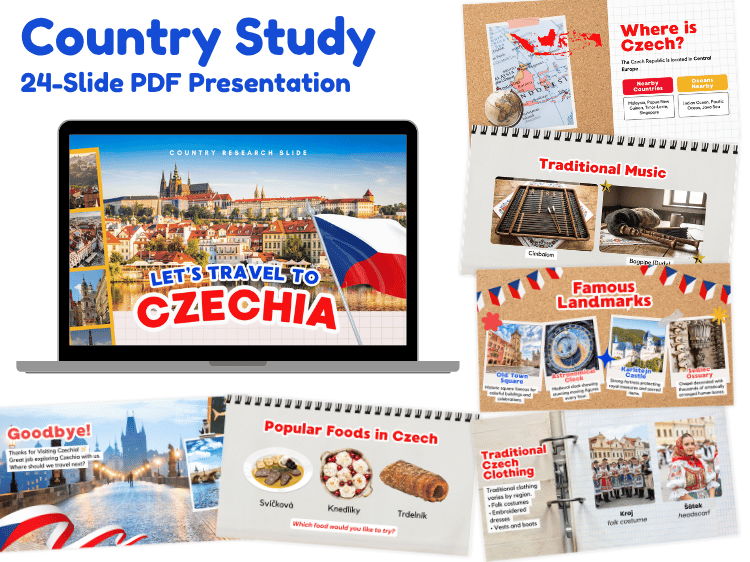 Czechia Country Study | Geography & Culture 24-Slide Presentation