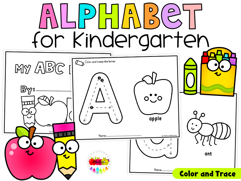 Alphabet Handwriting Practice Worksheets Preschool and Kindergarten Letter Tracing Printables
