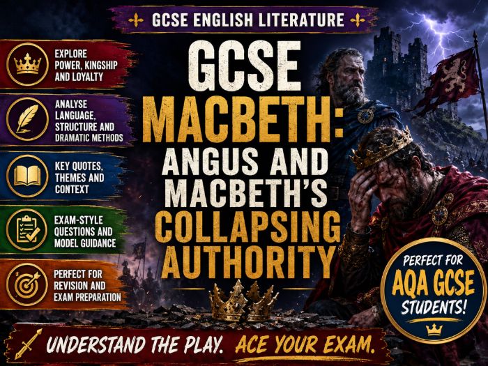 GCSE Macbeth: Angus and Macbeth's Collapsing Authority