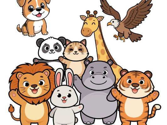 My First Animals Activity Book| Learn, Color & Identify | printable Workbook PDF. Ages 5-7