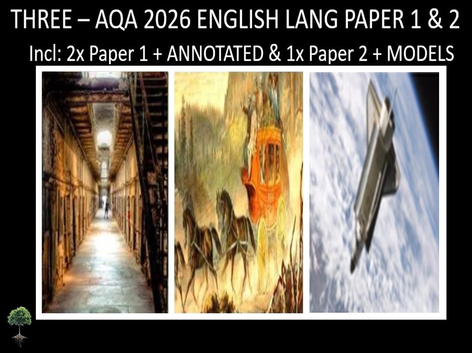 THREE - AQA PAPER 1 & 2 | 2026 FULL MOCKS | ANNOTATED | MODELS