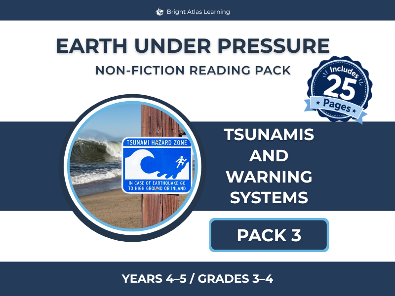 Tsunamis Reading Pack | KS2 | Y4–5