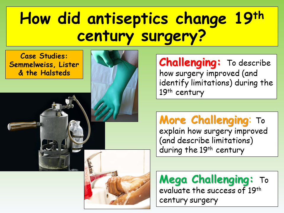 Antiseptics History of Surgery Teaching Resources