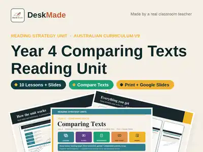Year 4 Comparing Texts Reading Unit | Australian Curriculum V9