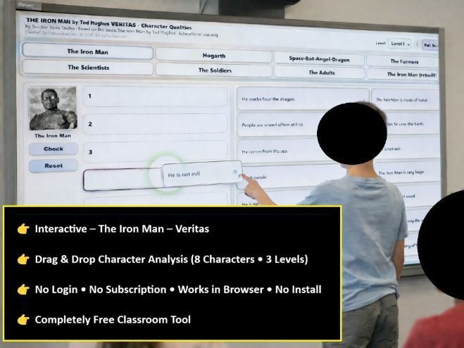 The Iron Man (by Ted Hughes) - Veritas App (FULL VERSION)