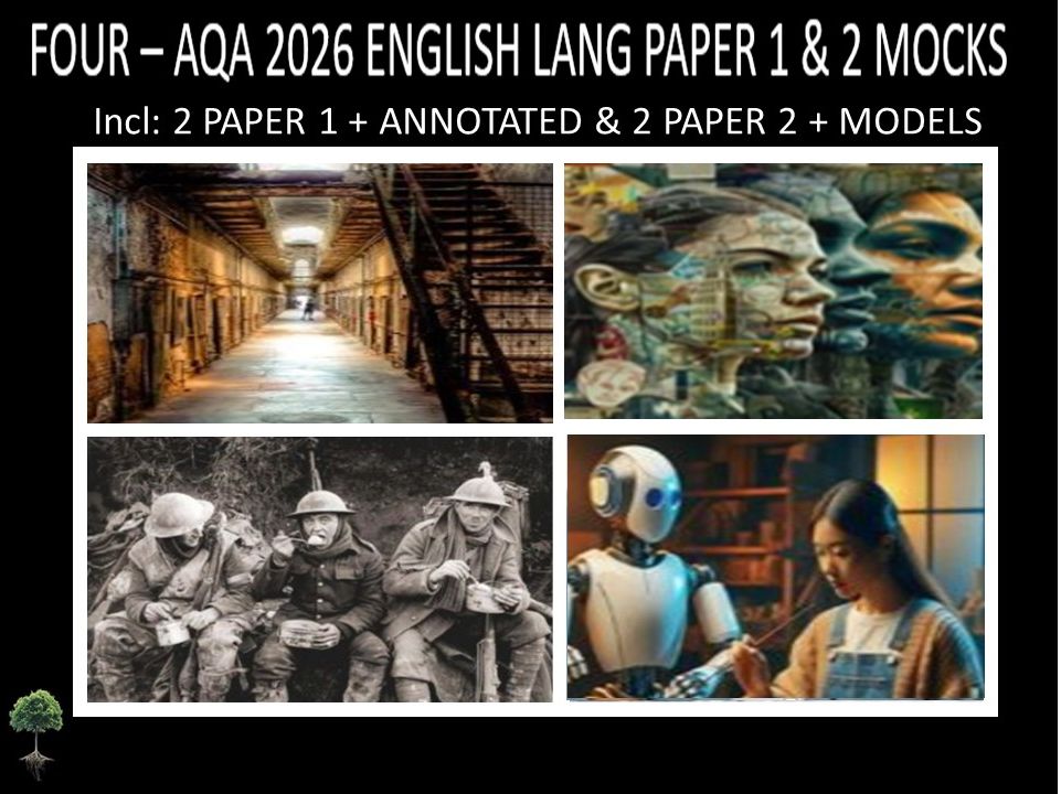 FOUR - AQA PAPER 1 & 2 | 2026 FULL MOCKS | ANNOTATED | MODELS