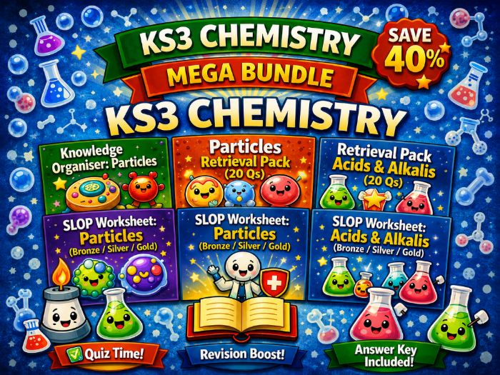 KS3 Chemistry Bundle: Particles & Acids