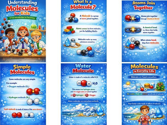 Atoms and Molecules Explained | Chemistry for Kids | STEM Science Activity | Age 7–10 | KS2