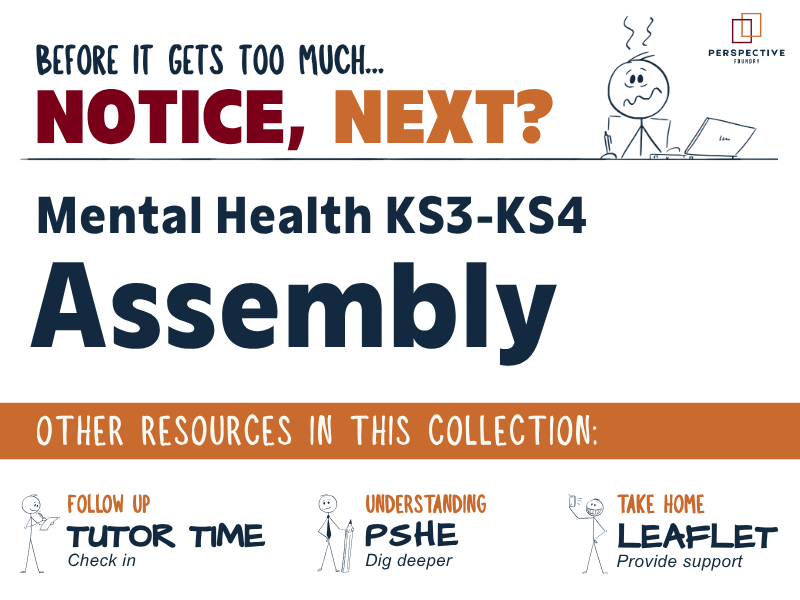KS3 KS4 Mental Health Assembly