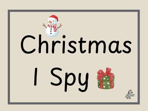 EYFS Christmas I Spy, Counting and Phonics Activities