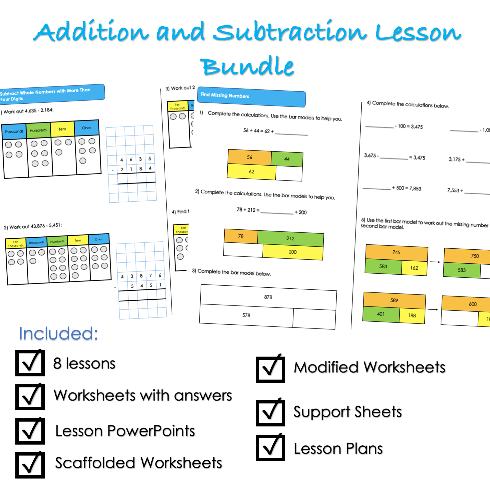 Year 5 Addition and Subtraction Complete Unit