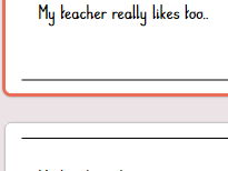 End of academic year, My Teacher quiz