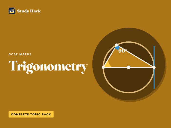 GCSE Maths Trigonometry Complete Topic Pack
