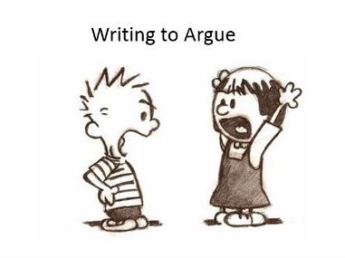 Writing to Argue