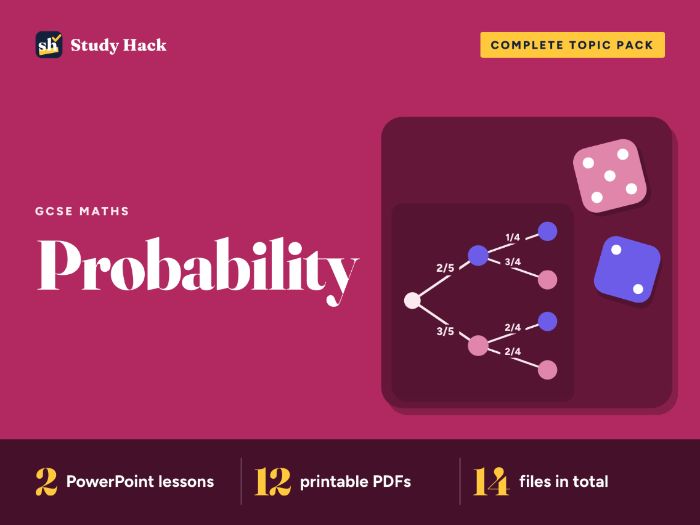 GCSE Probability Complete Pack: Trees & Venn