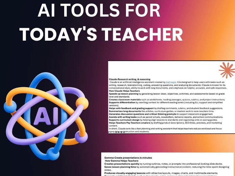 AI Tools for Today's Teacher 10 Essential AI Tools for Educators