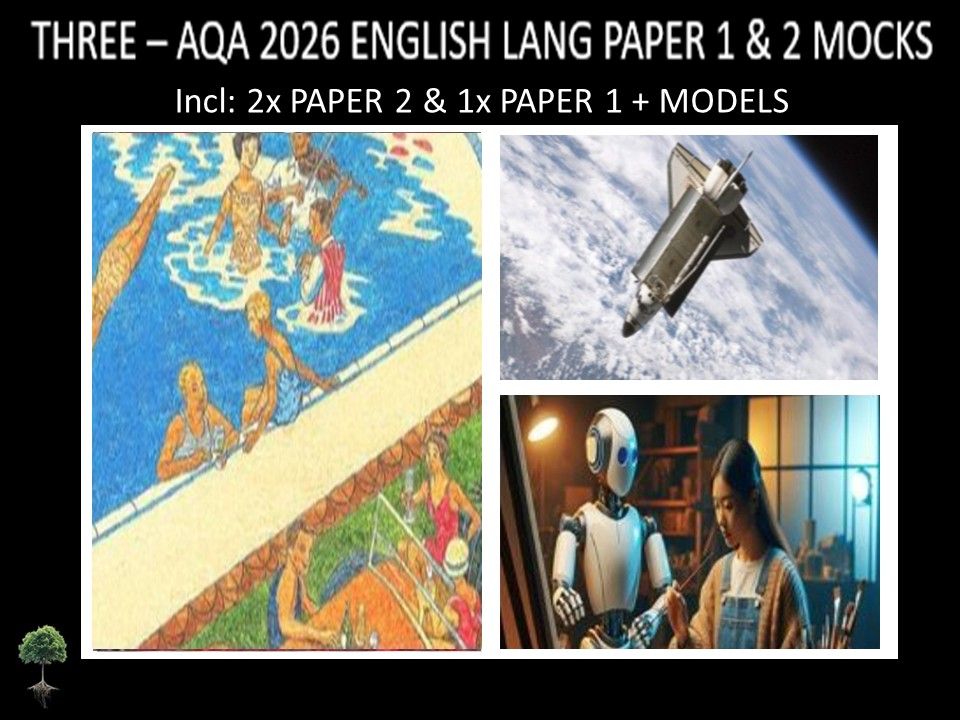 THREE - AQA PAPER 1 & 2 | 2026 FULL MOCKS | MODELS