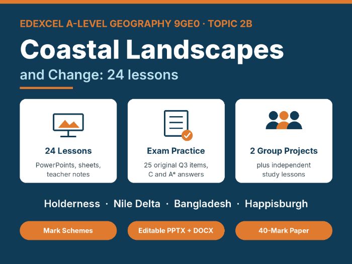 Coasts: 24 Edexcel A-Level Lessons
