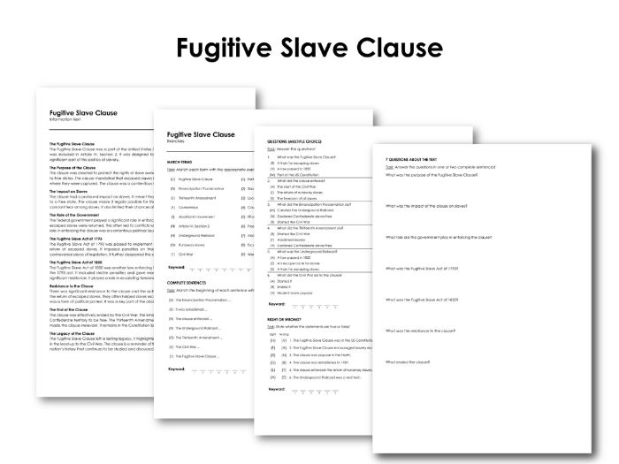 Fugitive Slave Clause