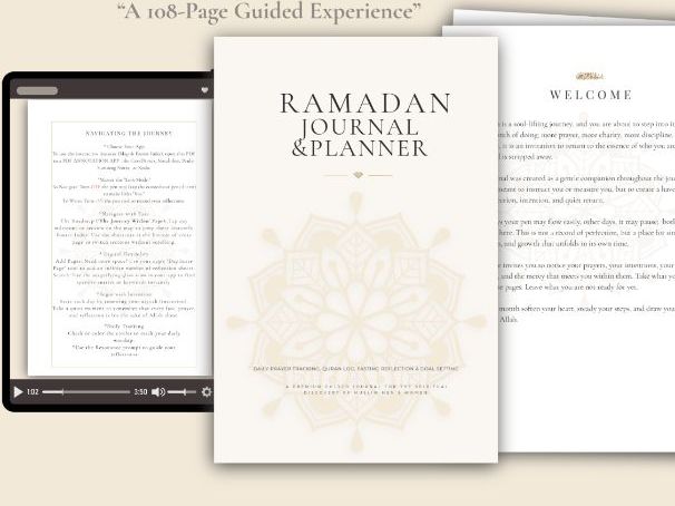 Ramadan Journal And Planner | Interactive