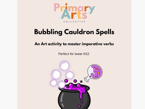 Bubbling Cauldron Spells - Halloween Writing & Art Resource