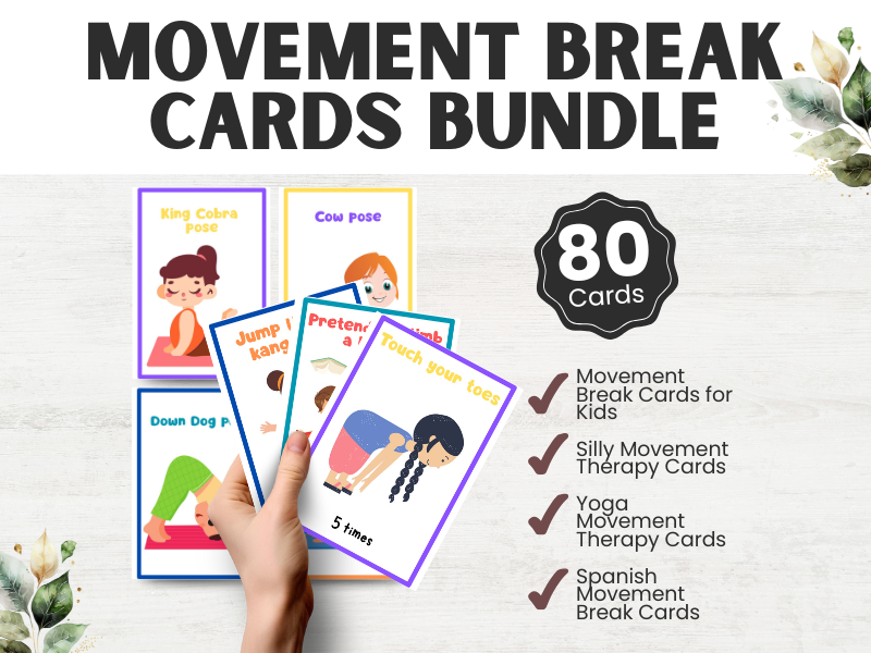Movement Break Cards bundle