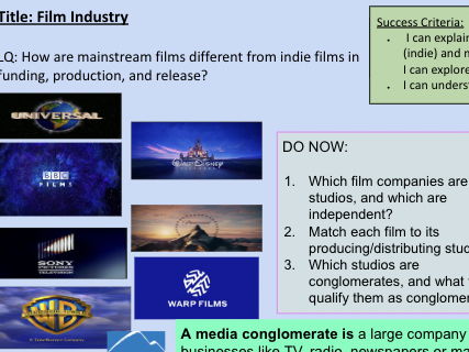 Film Industry intro