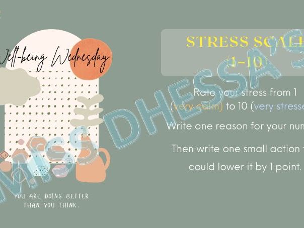 Wednesday Well-Being Pack | 50 Ready-to-Use SEL & Reflection Activities | PPT | Canva Link