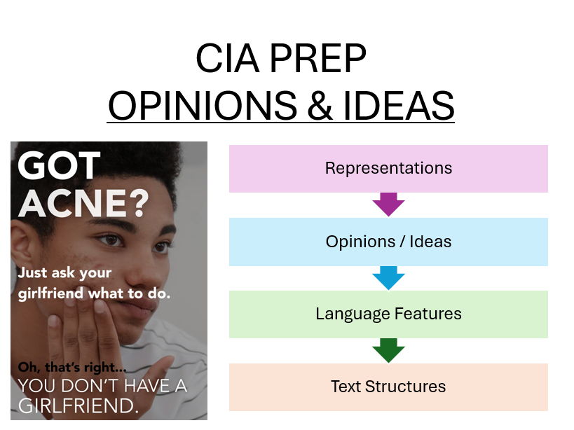 12 Essential English – CIA Exam Prep (QLD) - Ideas and Opinions