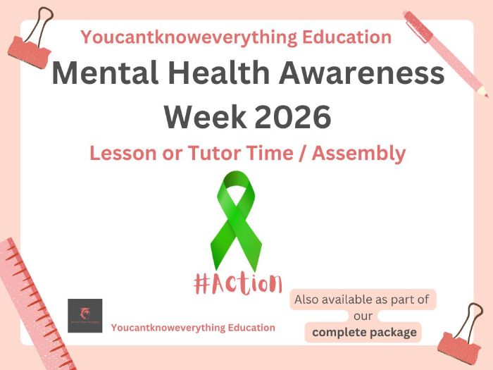 Mental Health Awareness Week 2026 Assembly / Tutor Time