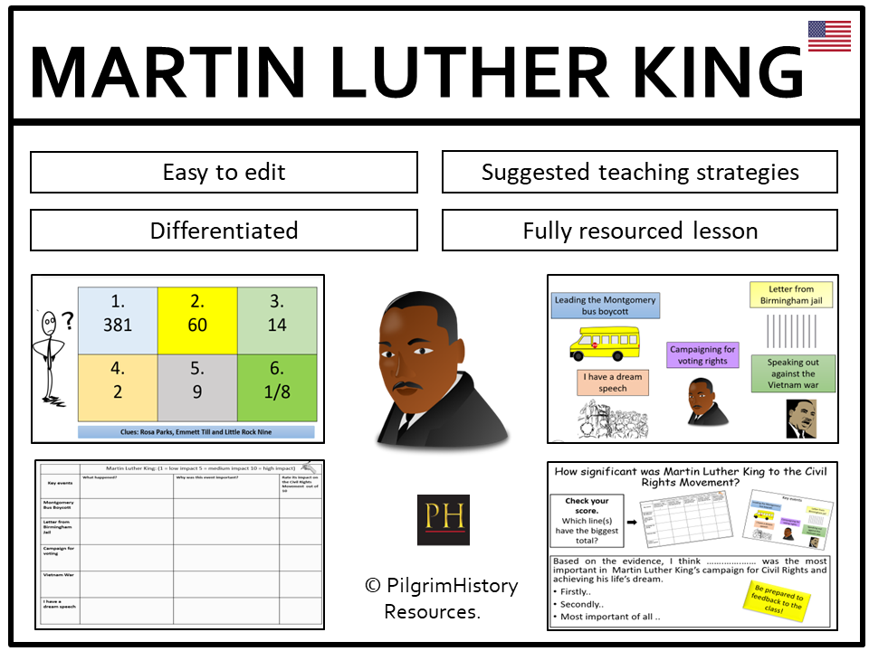 KS3 American Civil Rights: Martin Luther King Jr