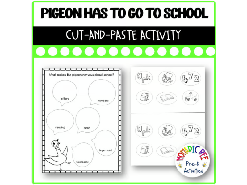 The Pigeon Has to Go to School Activities