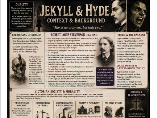 Jekyll and Hyde Context Poster