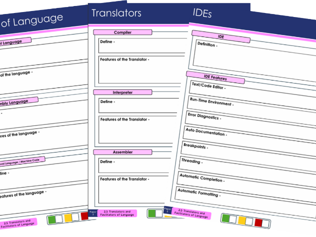 J277- Topic 2.5 Retrieval Booklet - Computer Science GCSE