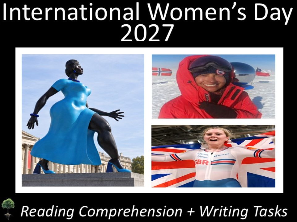 International Women’s Day 2027 | Reading Comprehension + Writing Bundle