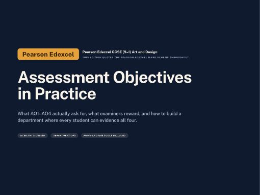 GCSE Art & Design — Pearson Edexcel | Examination Playbook Pearson Edexcel GCSE (9–1) Art & Design
